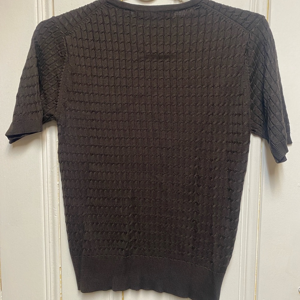 Brown Button-Up Cardigan - Picture 4 of 5